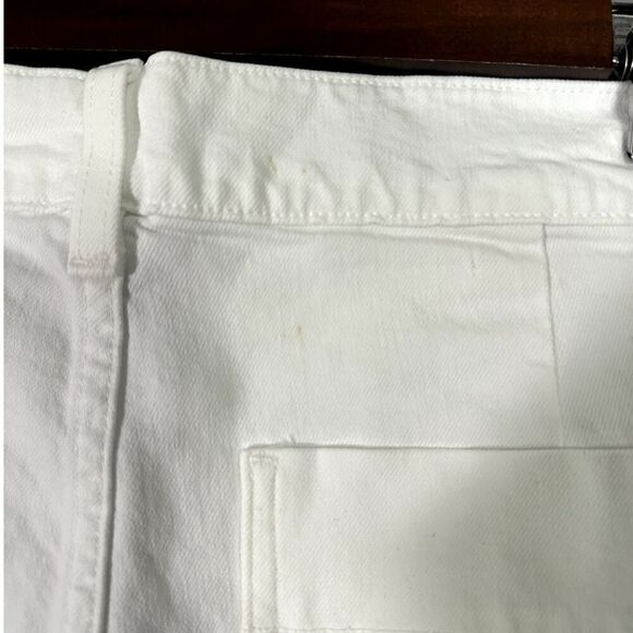 J.Crew Sailor Slim Wide-Leg Jean Women's 30T Tall White Patch Pockets NWT - Picture 8 of 14